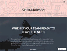 Tablet Screenshot of chrismurman.com